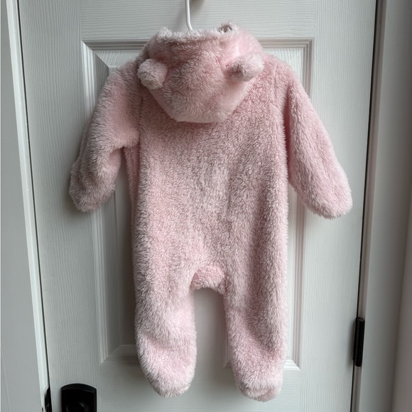 Carter’s Hooded Fleece Baby Bunting Pramsuit Bear Ears, 6 mo. - Picture 2 of 6